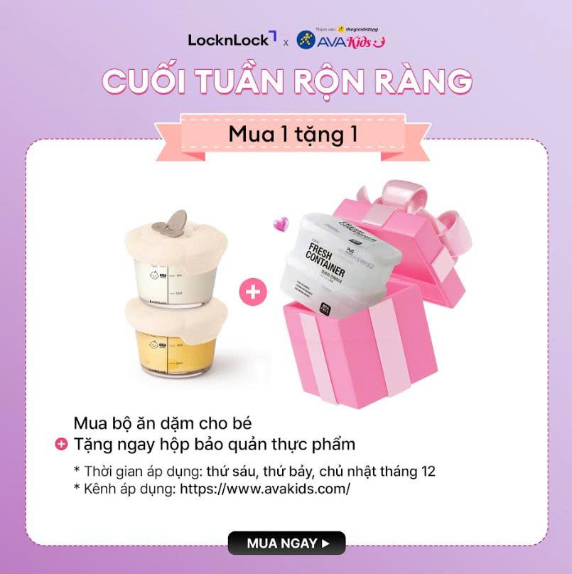 LocknLock chính thức hiện diện tại hệ thống AvaKids: Mở rộng lựa chọn sản phẩm an toàn, tiện lợi cho mẹ và bé
