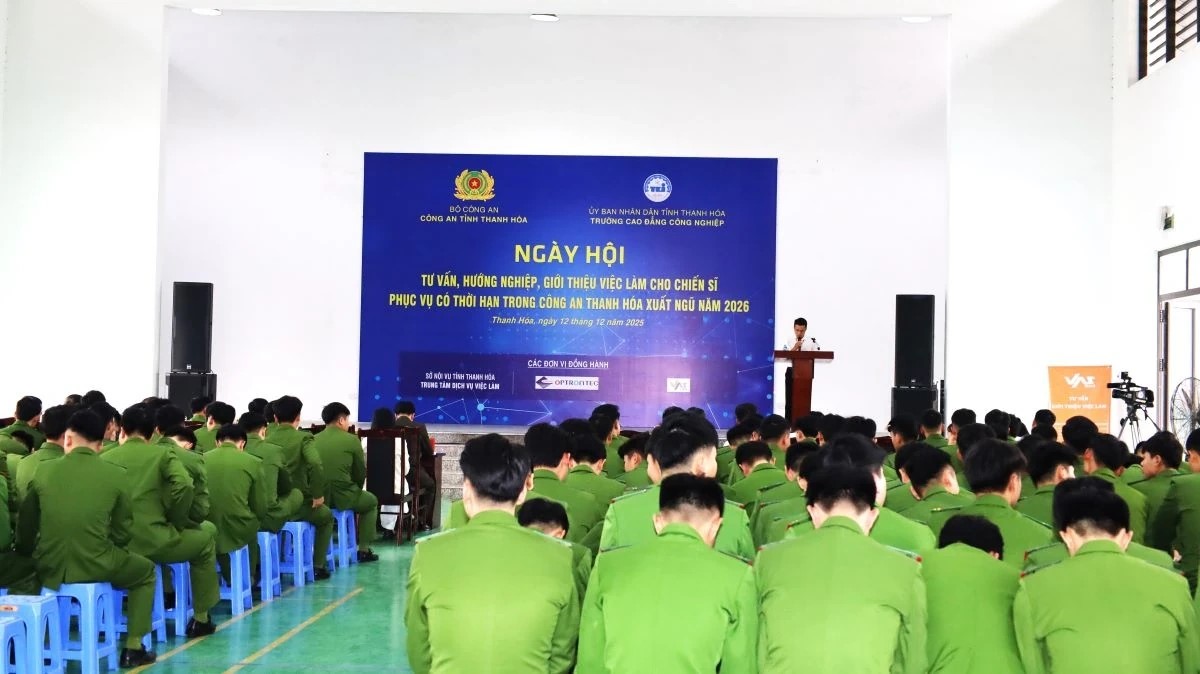 Tư vấn, giới thiệu việc làm cho chiến sĩ phục vụ có thời hạn trong Công an Thanh Hóa