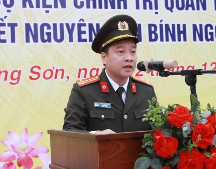 Thượng tá Vũ Thanh Tùng, Bí thư Đảng ủy, Giám đốc Công an tỉnh Lạng Sơn Thượng tá Vũ Thanh Tùng, Bí thư Đảng ủy, Giám đốc Công an tỉnh Lạng Sơn