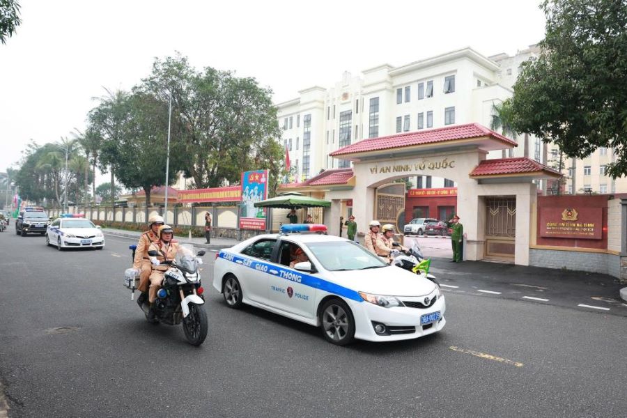 Công an Hà Tĩnh đồng loạt ra quân cao điểm tấn công trấn áp tội phạm