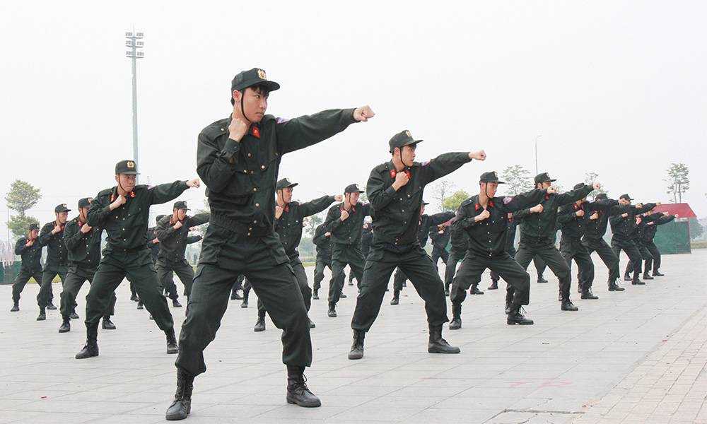 Bắc Ninh: Diễn tập phương án và ra quân bảo đảm tình hình an ninh, trật tự