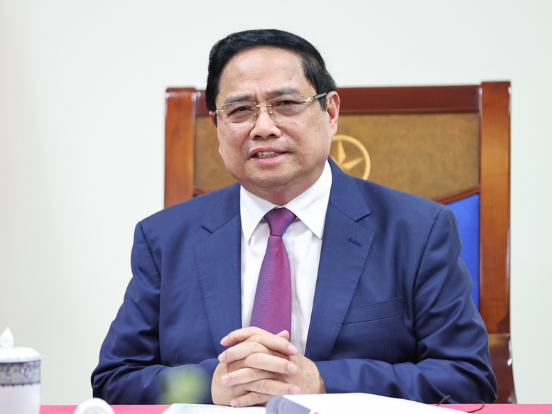 Thủ tướng Chính Phủ Phạm Minh Chính điện đàm với Thủ tướng Malaysia