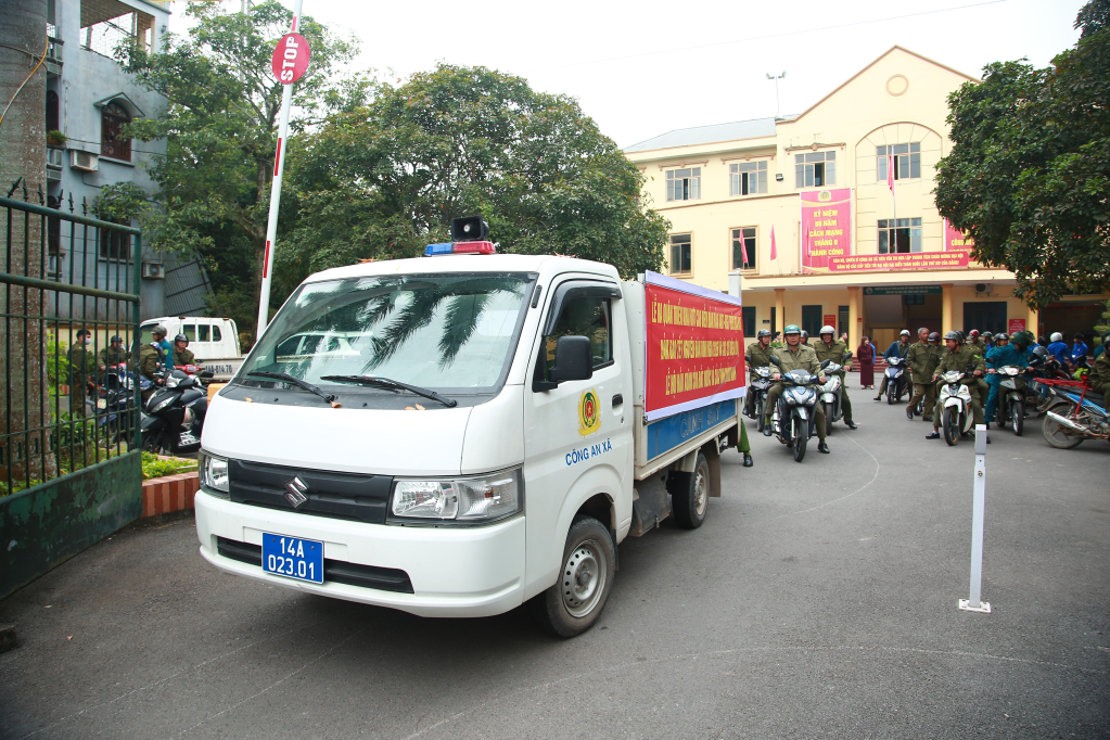 Xã Tiên Yên tổ chức ra quân cao điểm tấn công trấn áp tội phạm.