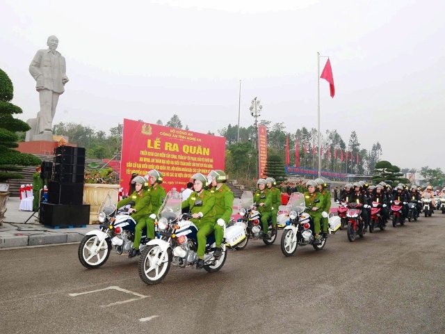 Công an Nghệ An mở đợt cao điểm tấn công, trấn áp tội phạm, bảo đảm an ninh cho các sự kiện lớn năm 2026