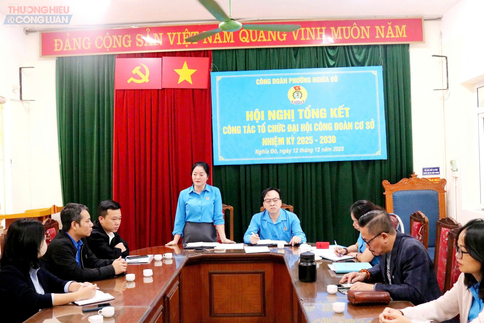 Hà Nội: Phường Nghĩa Đô hoàn thành 100% Đại hội Công đoàn cơ sở nhiệm kỳ 2025–2030