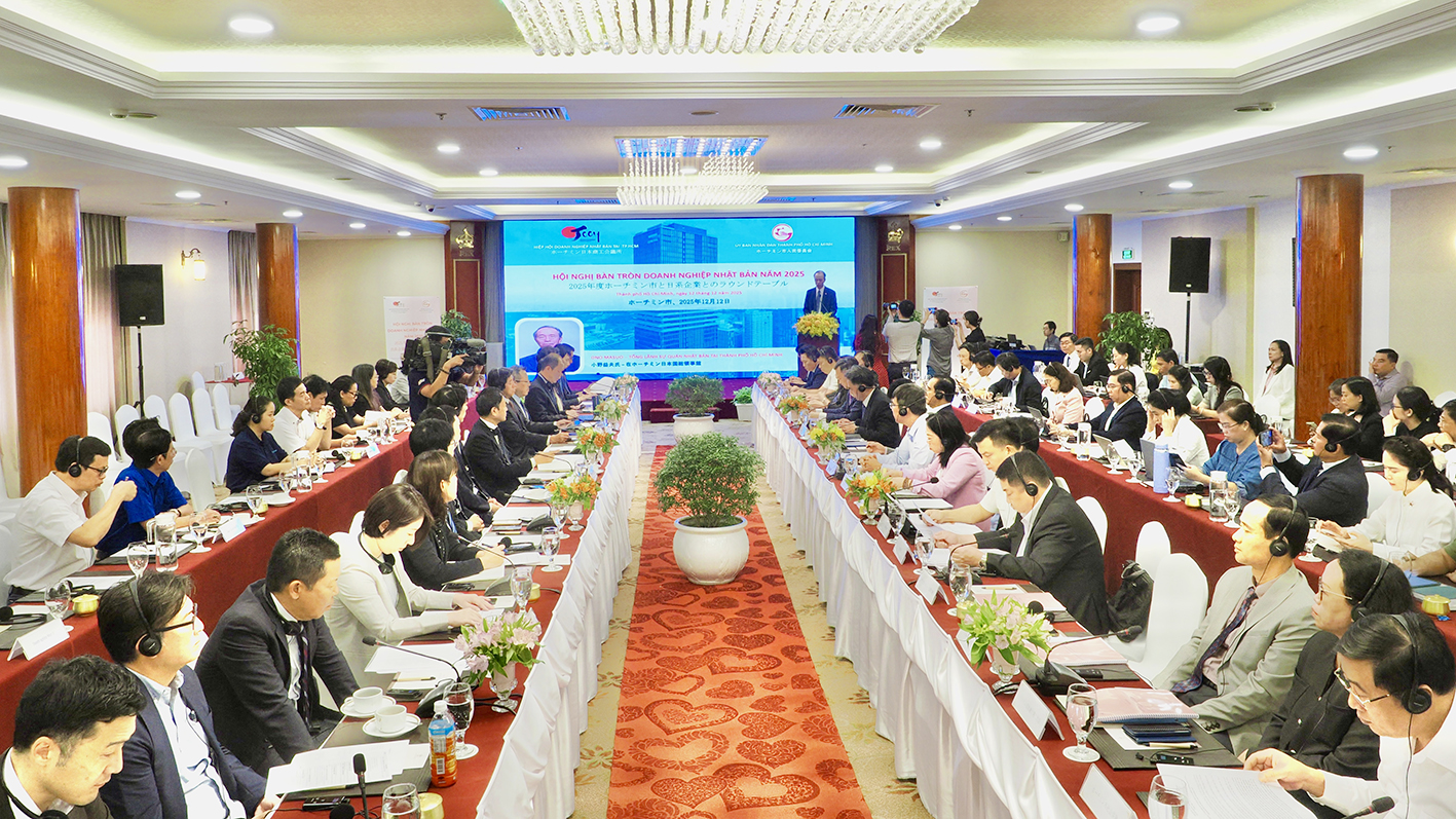 Quang cảnh Hội nghị bàn tròn doanh nghiệp Nhật Bản năm 2025. Quang cảnh Hội nghị bàn tròn doanh nghiệp Nhật Bản năm 2025.
