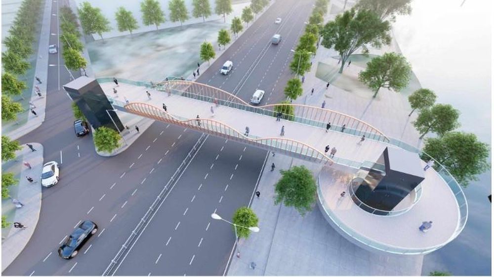 TP. HCM nghiên cứu xây cầu đi bộ kết nối trung tâm với Bến Bạch Đằng