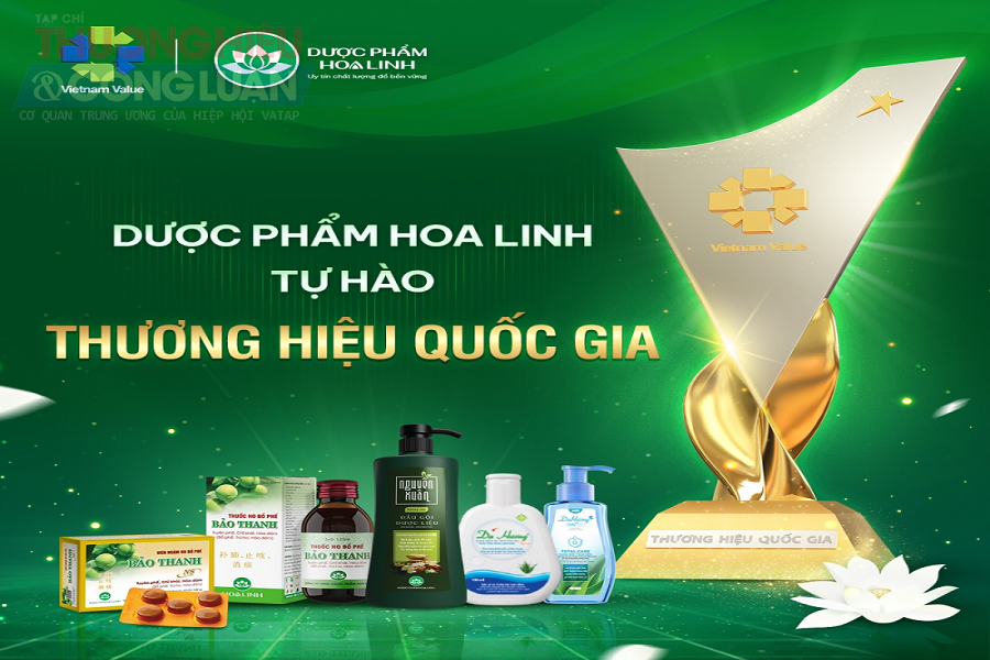 Dược phẩm Hoa Linh tự hào Thương hiệu quốc gia Dược phẩm Hoa Linh tự hào Thương hiệu quốc gia