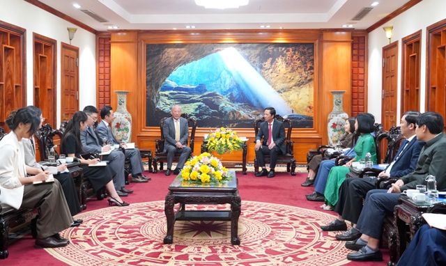 Quảng Trị thúc đẩy hợp tác đầu tư hạ tầng với Tập đoàn Xây dựng Thái Bình Dương