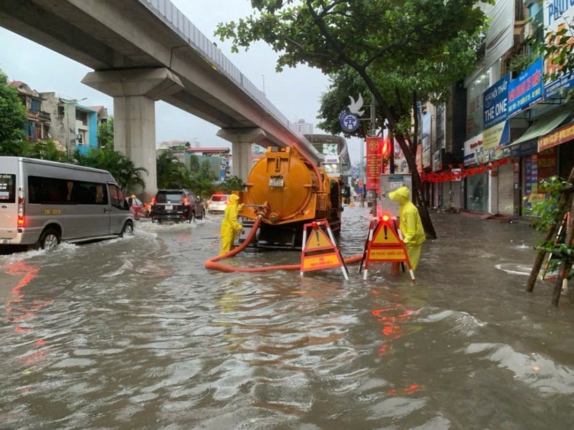 Hà Nội giải quyết úng ngập trước mùa mưa 2026