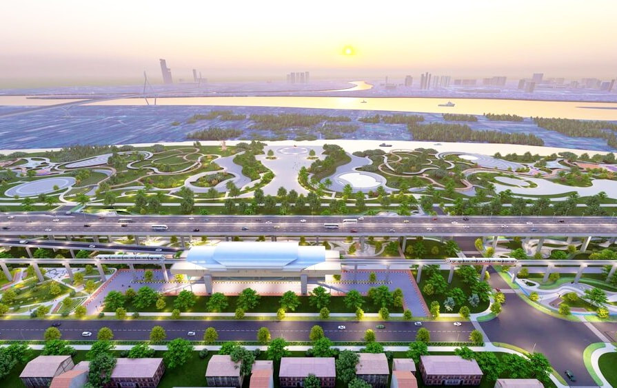 Hà Nội: Xem xét chủ trương đầu tư Trục đại lộ cảnh quan sông Hồng và khu đô thị thể thao Olympic