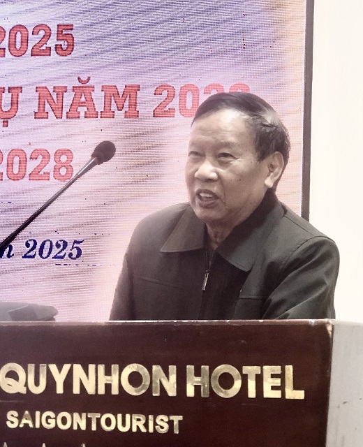 Ông Lê Văn Tâm phát biểu tại Hội nghị. Ảnh: VH Ông Lê Văn Tâm phát biểu tại Hội nghị. Ảnh: VH