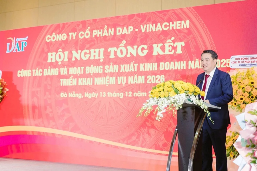 DAP - VINACHEM lập kỷ lục doanh thu và lợi nhuận, vươn lên top đầu Tập đoàn Hóa chất Việt Nam năm 2025