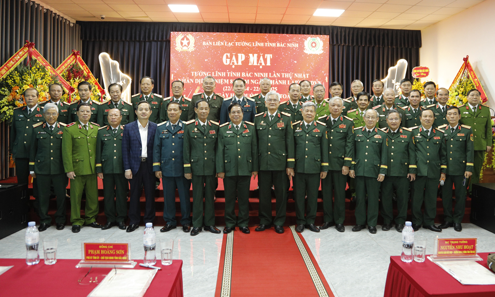Bắc Ninh: Gặp mặt các tướng lĩnh nhân dịp kỷ niệm 81 năm Ngày thành lập Quân đội nhân dân Việt Nam