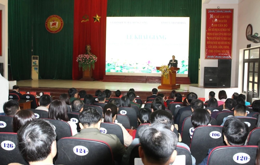 Thanh Hóa: Khai giảng lớp bồi dưỡng nghiệp vụ chuyên sâu về công tác kiểm tra, giám sát năm 2025