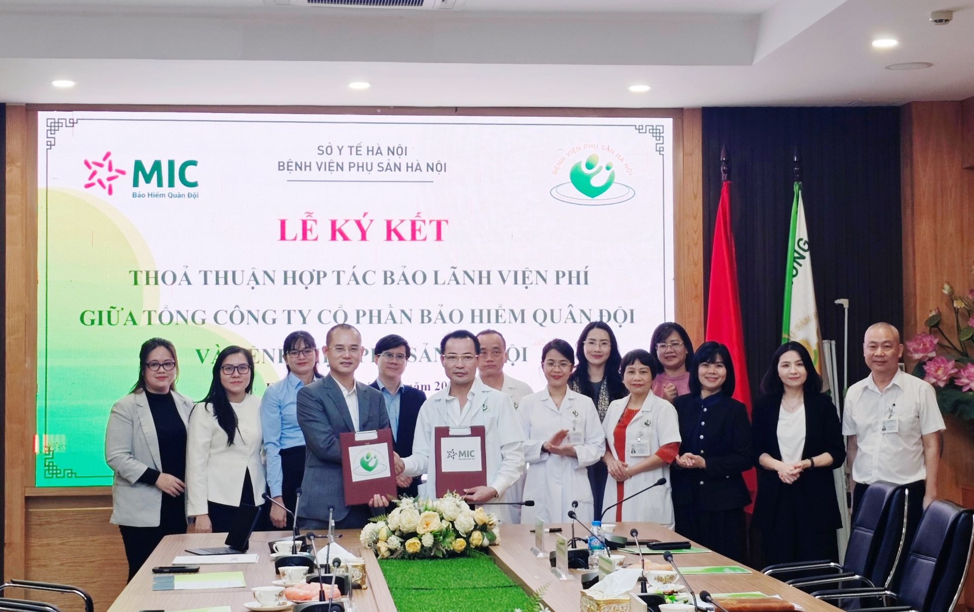 Bảo hiểm Quân đội hợp tác Bệnh viện Phụ sản Hà Nội triển khai bảo lãnh viện phí cho khách hàng bảo hiểm thai sản