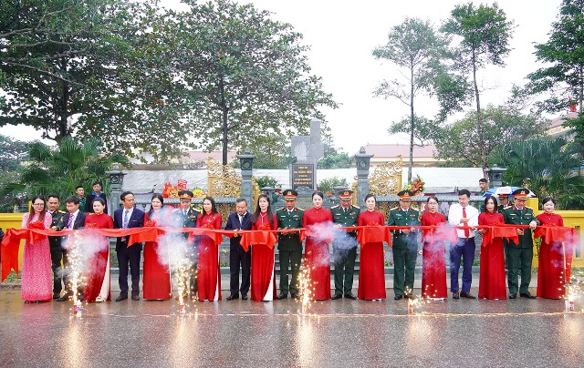 Khánh thành công trình tưởng niệm liệt sĩ Anh hùng lực lượng vũ trang nhân dân Kiều Ngọc Luân