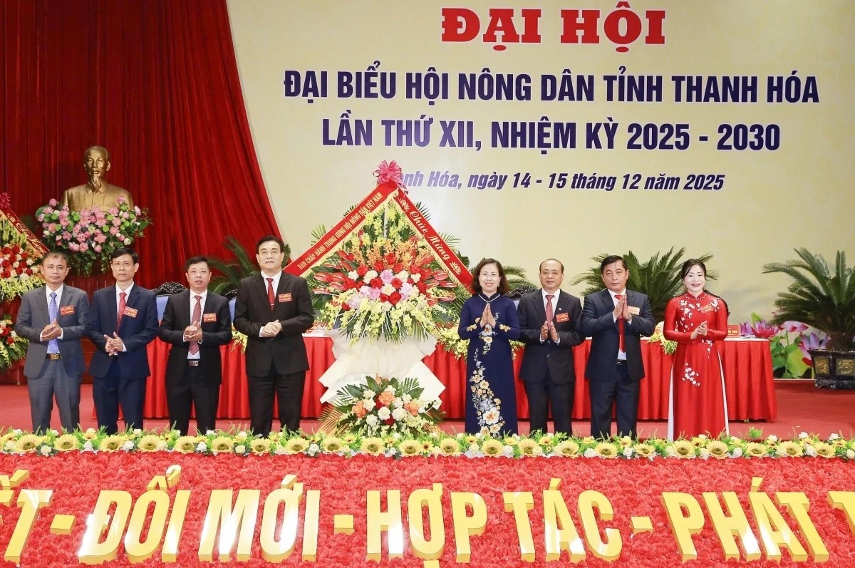 Tại đại hội, Ban Thường vụ Trung ương Hội Nông dân Việt Nam đã công bố Quyết định chỉ định Ban Chấp hành Hội Nông dân tỉnh Thanh Hóa khóa XII gồm 74 đồng chí, Ban Thường vụ gồm 10 đồng chí; đồng thời chỉ định 20 đại biểu chính thức và 3 đại biểu dự khuyết tham dự Đại hội đại biểu toàn quốc Hội Nông dân Việt Nam lần thứ IX. Đồng chí Nguyễn Quốc Tiến được chỉ định giữ chức Chủ tịch Hội Nông dân tỉnh Thanh Hóa khóa XII, nhiệm kỳ 2025-2030. Đại hội cũng nhất trí thông qua Nghị quyết Đại hội đại biểu Hội Nông dân tỉnh lần thứ XII với mục tiêu, chỉ tiêu, nhiệm vụ mang tính đột phá. Tại đại hội, Ban Thường vụ Trung ương Hội Nông dân Việt Nam đã công bố Quyết định chỉ định Ban Chấp hành Hội Nông dân tỉnh Thanh Hóa khóa XII gồm 74 đồng chí, Ban Thường vụ gồm 10 đồng chí; đồng thời chỉ định 20 đại biểu chính thức và 3 đại biểu dự khuyết tham dự Đại hội đại biểu toàn quốc Hội Nông dân Việt Nam lần thứ IX. Đồng chí Nguyễn Quốc Tiến được chỉ định giữ chức Chủ tịch Hội Nông dân tỉnh Thanh Hóa khóa XII, nhiệm kỳ 2025-2030. Đại hội cũng nhất trí thông qua Nghị quyết Đại hội đại biểu Hội Nông dân tỉnh lần thứ XII với mục tiêu, chỉ tiêu, nhiệm vụ mang tính đột phá.