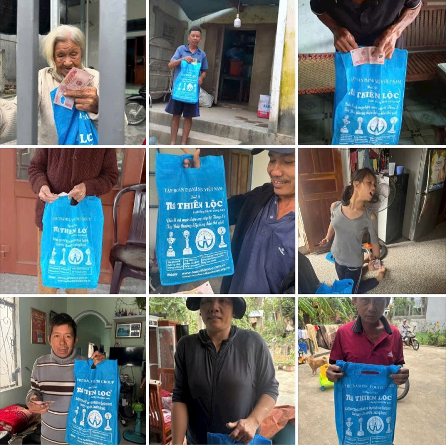 Thương hiệu B&uacute;t bi Thi&ecirc;n Lộc trao tặng nhu yếu phẩm, tiền mặt cho người d&acirc;n Đắk Lắk bị ảnh hưởng bởi thi&ecirc;n tai vừa qua