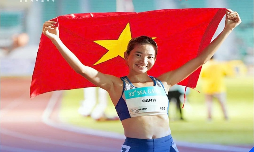 Nguyễn Thị Oanh (Bắc Ninh) bảo vệ thành công Huy chương Vàng nội dung 10.000m tại SEA Games 33