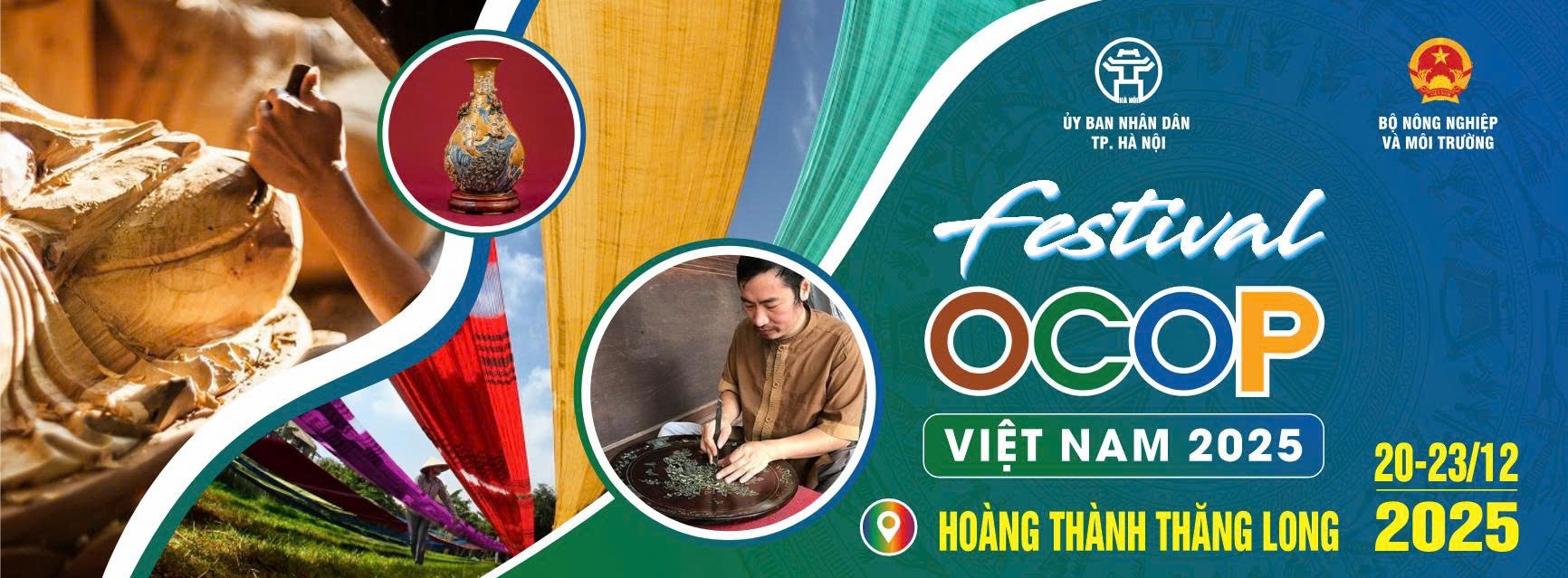 Festival OCOP Việt Nam 2025: “Hội tụ và lan tỏa” tinh hoa nông sản Việt