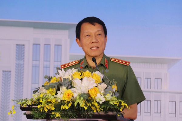 Đại tướng Lương Tam Quang, Ủy vi&ecirc;n Bộ Ch&iacute;nh Trị, B&iacute; Thư Đảng ủy C&ocirc;ng an Trung ương, Bộ trưởng Bộ C&ocirc;ng an ph&aacute;t biểu chỉ đạo