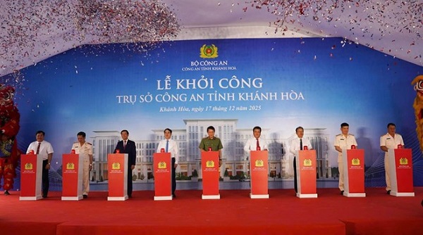 Công an tỉnh Khánh Hòa tổ chức Lễ khởi công xây dựng trụ sở mới