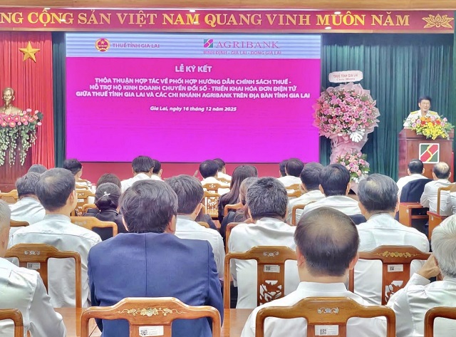 Quang cảnh Lễ k&yacute; kết. Ảnh: Minh T&uacute;