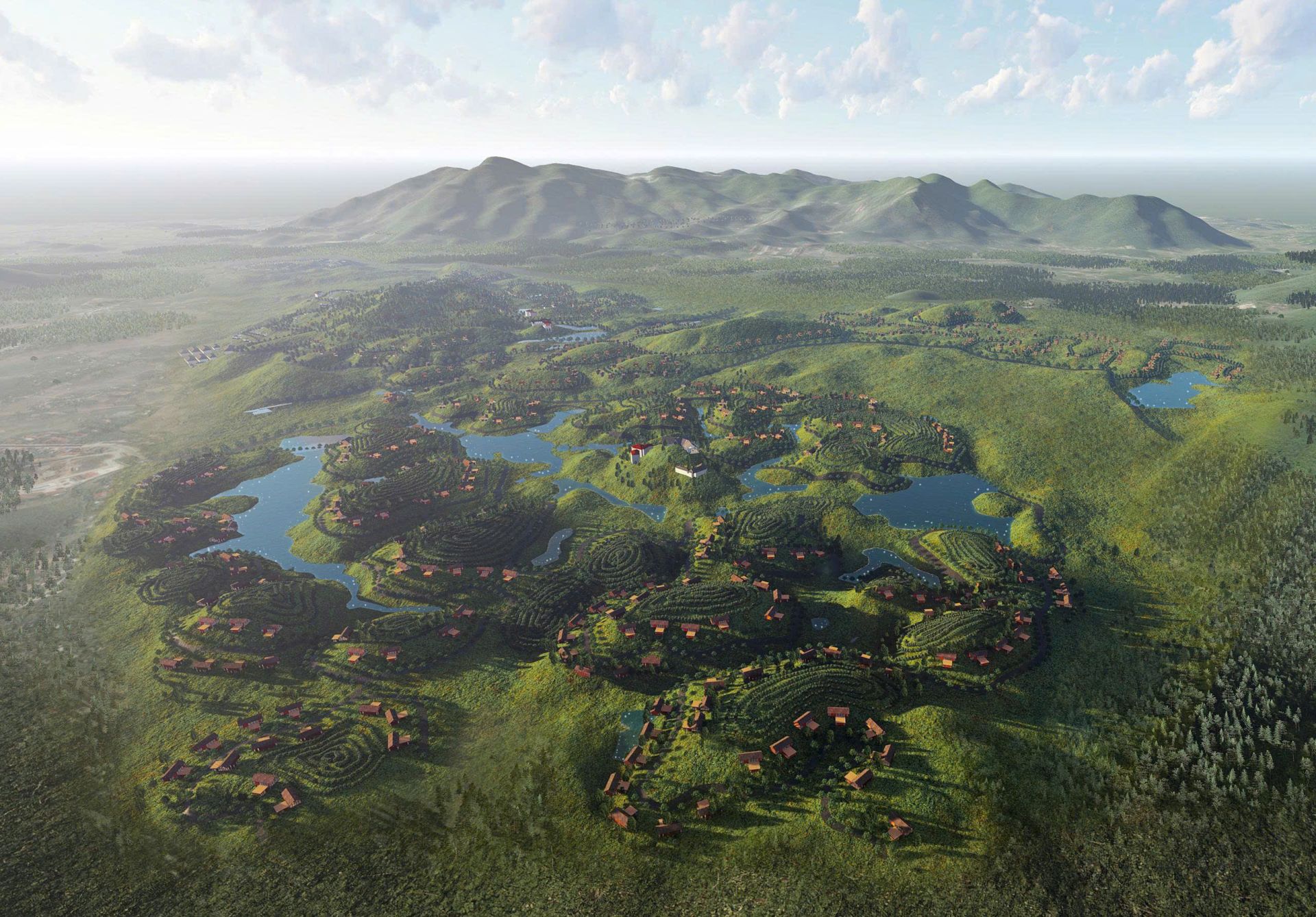 Phối cảnh Khu đ&ocirc; thị nghỉ dưỡng Mỹ L&acirc;m