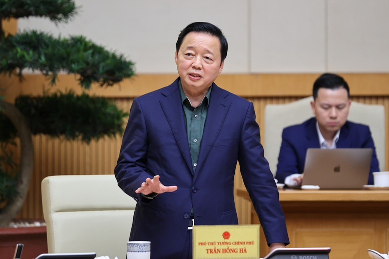 Phó Thủ tướng Trần Hồng Hà phát biểu - Ảnh: VGP/Nhật Bắc Phó Thủ tướng Trần Hồng Hà phát biểu - Ảnh: VGP/Nhật Bắc