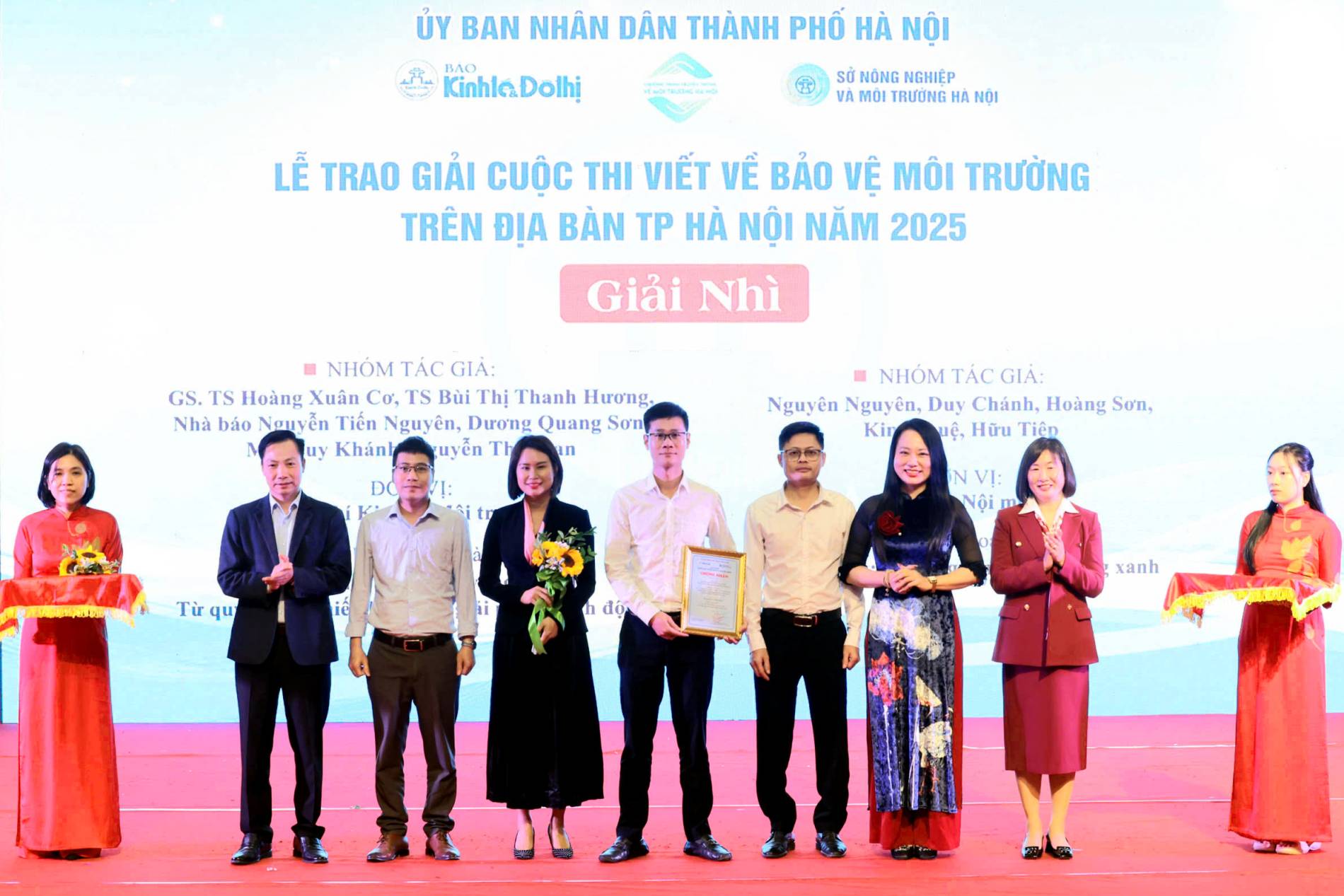Tạp chí Kinh tế Môi trường giành Giải Nhì Cuộc thi viết về Bảo vệ môi trường Hà Nội năm 2025