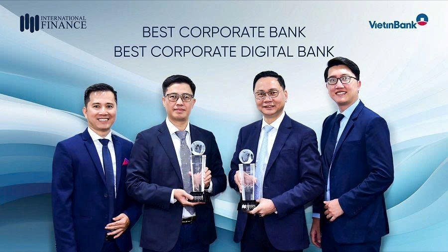 VietinBank nhận cú đúp giải thưởng quốc tế cho ngân hàng doanh nghiệp