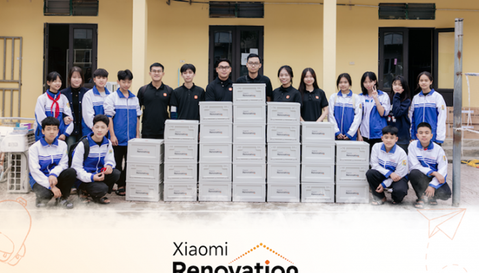 Xiaomi hoàn tất sứ mệnh cải tạo điểm trường vùng cao sau thiên tai