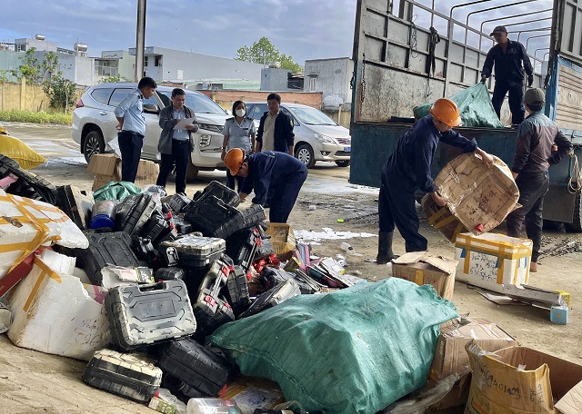 Gia Lai tiêu huỷ một lượng hàng hoá trị giá trên 875 triệu đồng