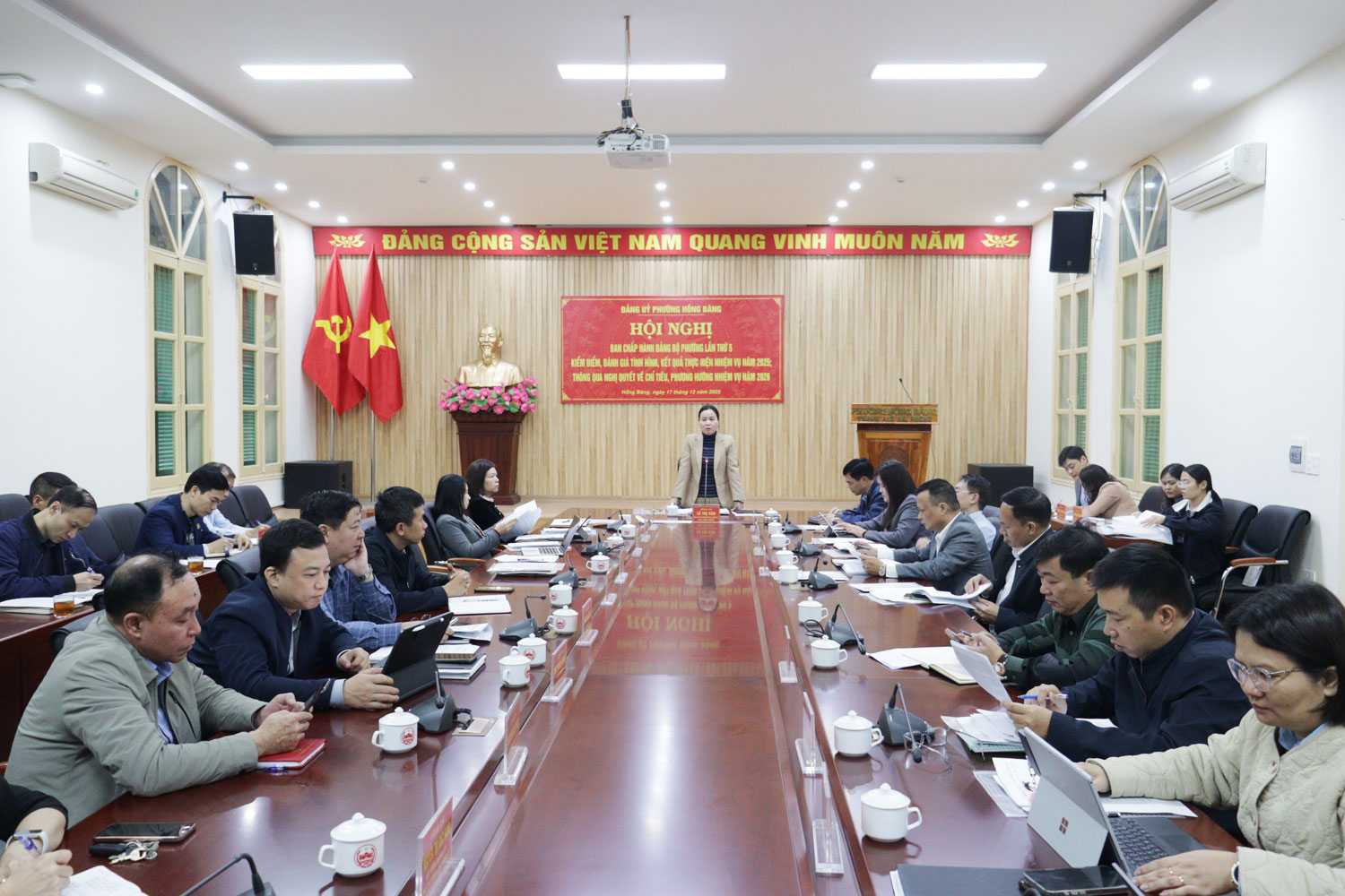 Phường Hồng Bàng: Chủ đề năm 2026 là “Chủ động đẩy mạnh phát triển kinh tế, đô thị và chuyển đổi số”