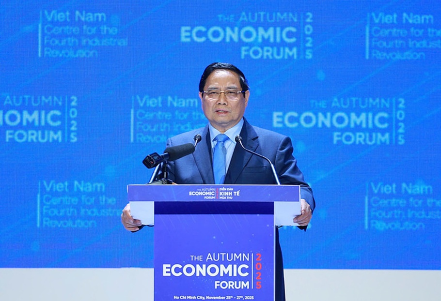 Thủ tướng Chính phủ Phạm Minh Chính phát biểu tại Diễn đàn Kinh tế Mùa Thu 2025. Thủ tướng Chính phủ Phạm Minh Chính phát biểu tại Diễn đàn Kinh tế Mùa Thu 2025.