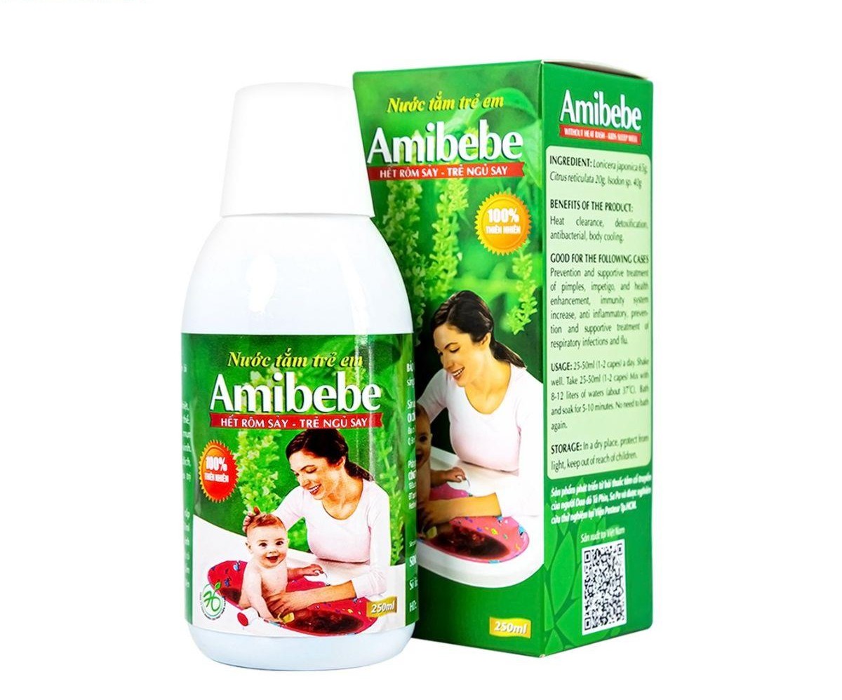 Thu hồi toàn quốc nước tắm gội trẻ em Amibebe Pro do không đúng thành phần công bố