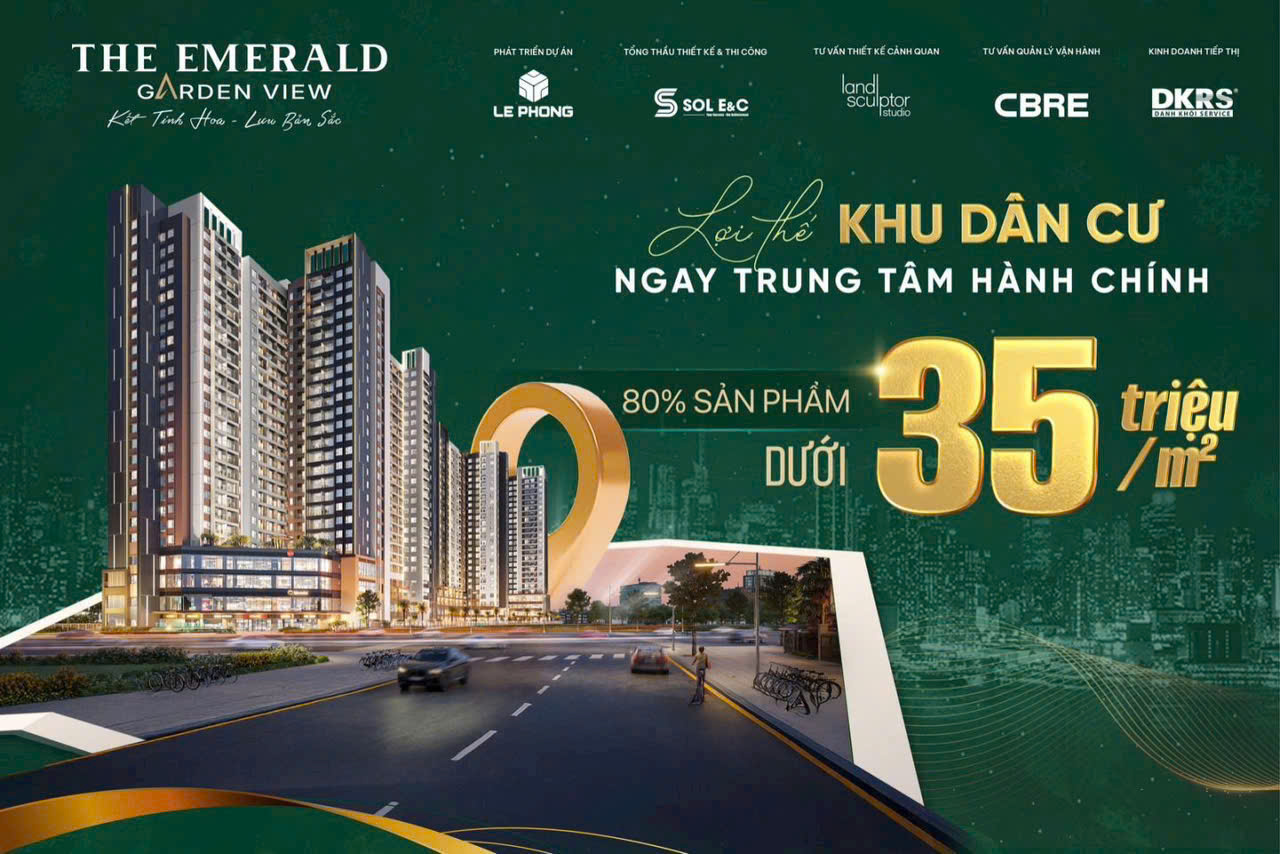 Dự án The Emerald Garden View được quảng cáo, giới thiệu Dự án The Emerald Garden View được quảng cáo, giới thiệu