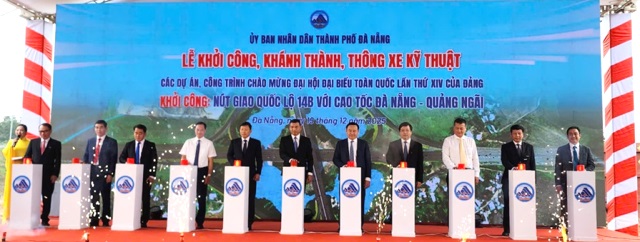 Đà Nẵng: Khởi công nút giao 537 tỷ đồng nối QL14B và cao tốc Đà Nẵng - Quảng Ngãi