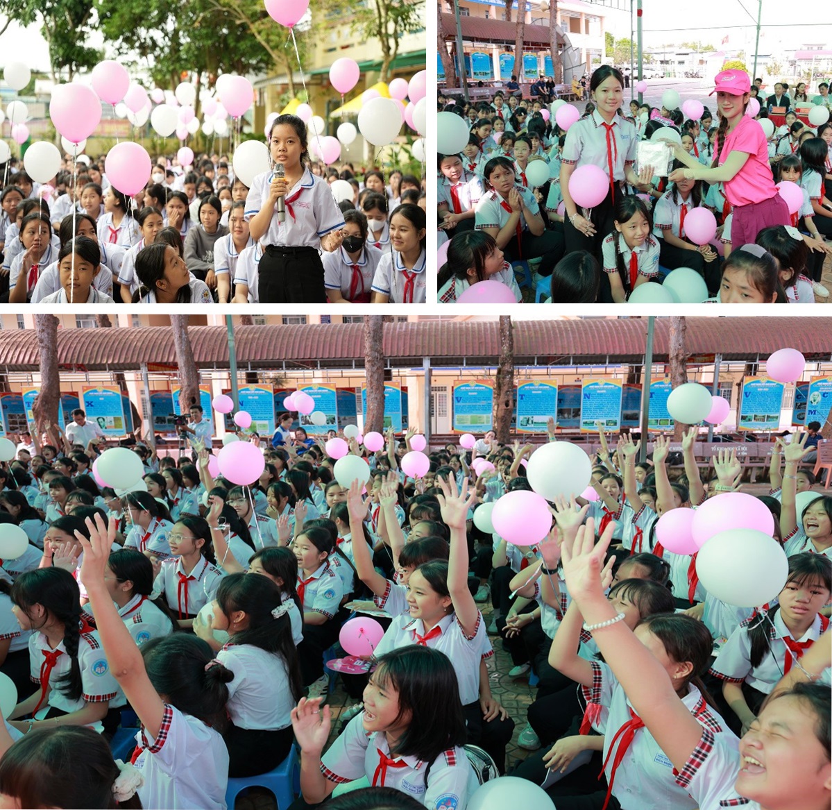 Nữ sinh hào hứng tham gia chia sẻ, thảo luận với chuyên gia về các vấn đề tuổi dậy thì đang gặp phải Nữ sinh hào hứng tham gia chia sẻ, thảo luận với chuyên gia về các vấn đề tuổi dậy thì đang gặp phải