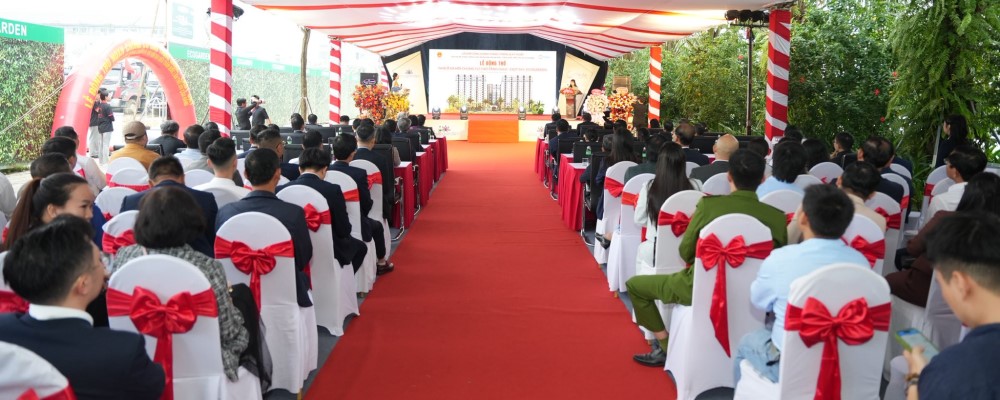 Quang cảnh lễ khởi c&ocirc;ng