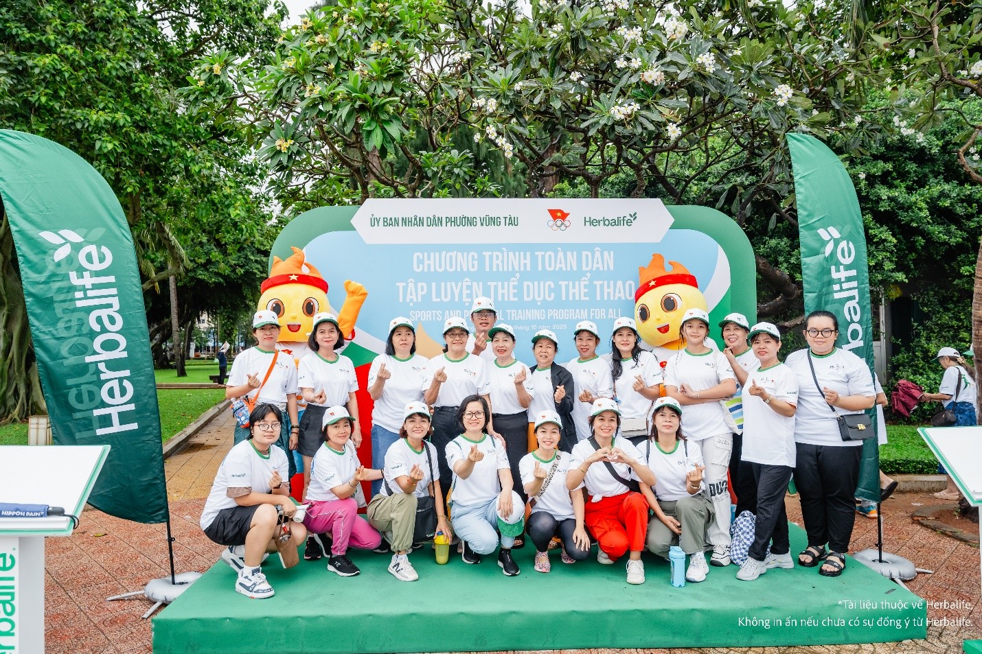 Herbalife Việt Nam cùng Ủy ban Olympic Việt Nam tổ chức Chương trình Toàn dân tập luyện thể dục thể thao