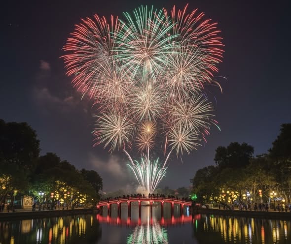 Hà Nội dự kiến bắn pháo hoa dịp Tết Dương lịch và Tết Nguyên đán 2026 với quy mô, chất lượng nâng tầm