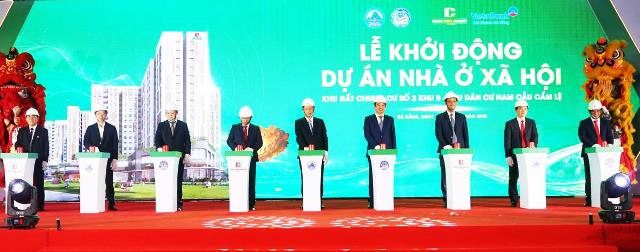 Đà Nẵng: Khởi công hai dự án nhà ở xã hội gần 2.000 căn hộ cho người lao động