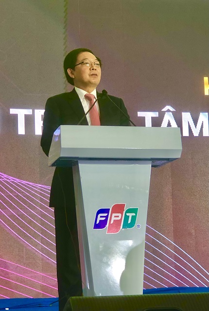 Phó Thủ tướng Chính phủ Hồ Quốc Dũng phát biểu ý kiến chỉ đạo tại Lễ động thổ. Ảnh: VH Phó Thủ tướng Chính phủ Hồ Quốc Dũng phát biểu ý kiến chỉ đạo tại Lễ động thổ. Ảnh: VH