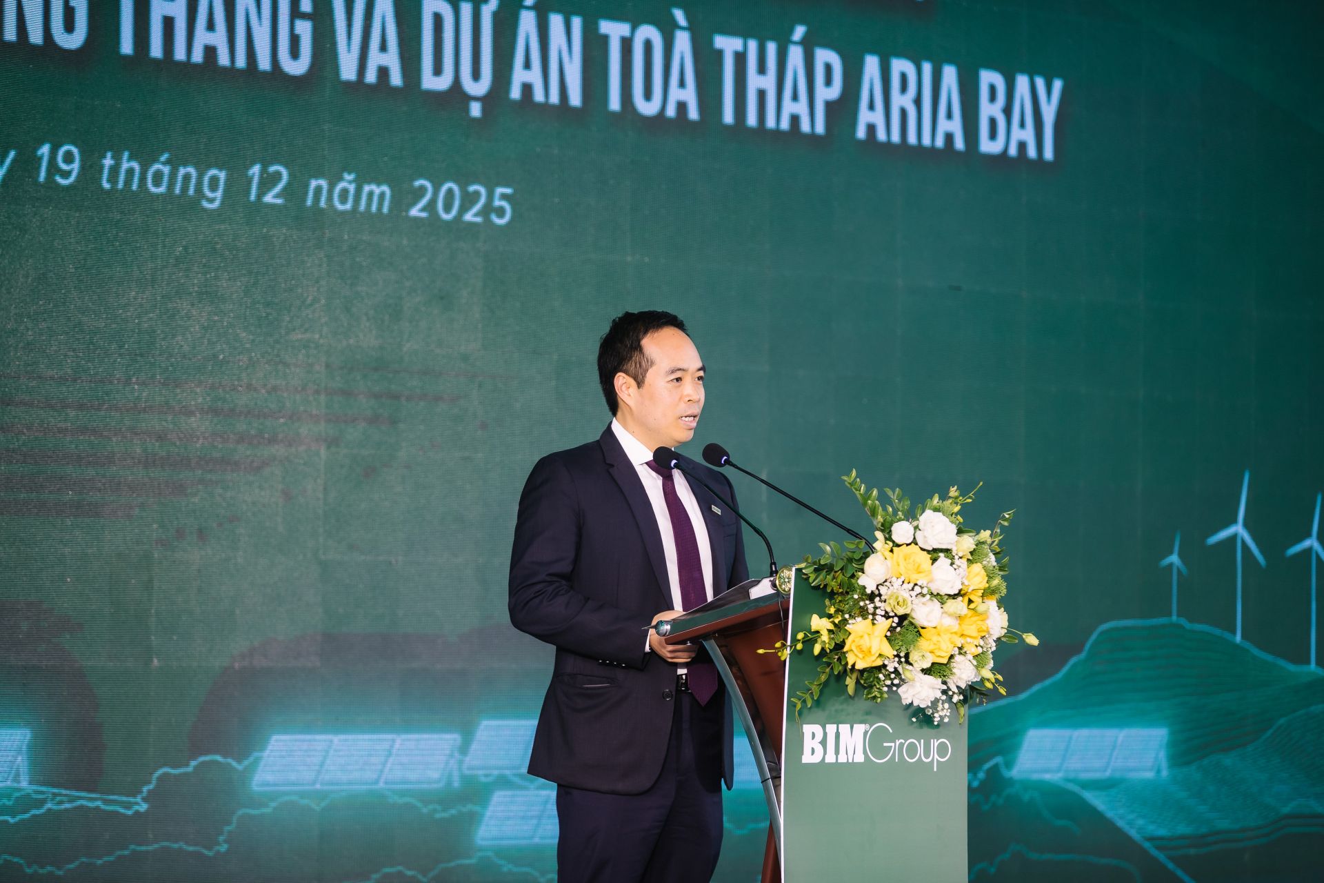 &Ocirc;ng Đo&agrave;n Quốc Huy &ndash; Chủ tịch HĐQT &ndash; Tổng Gi&aacute;m đốc Tập đo&agrave;n BIM nhấn mạnh: Mỗi dự &aacute;n được triển khai tại Quảng Ninh kh&ocirc;ng chỉ l&agrave; cơ hội đầu tư m&agrave; c&ograve;n l&agrave; tr&aacute;ch nhiệm của nh&agrave; đầu tư lớn đối với địa phương.