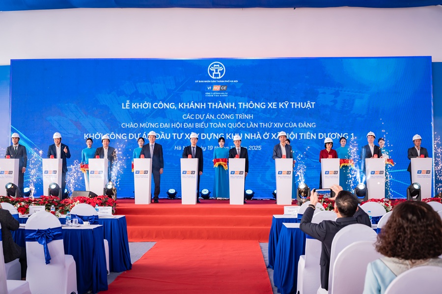 Chính thức khởi công dự án nhà ở xã hội Tiên Dương Park City