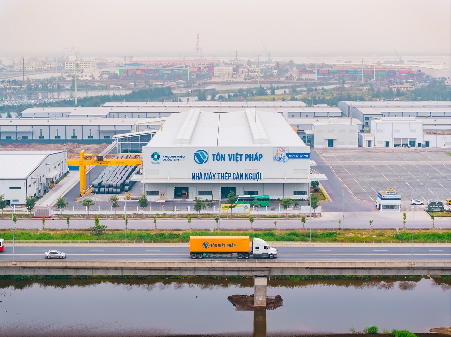 Tôn Việt Pháp khánh thành Nhà máy Thép cán nguội số 2