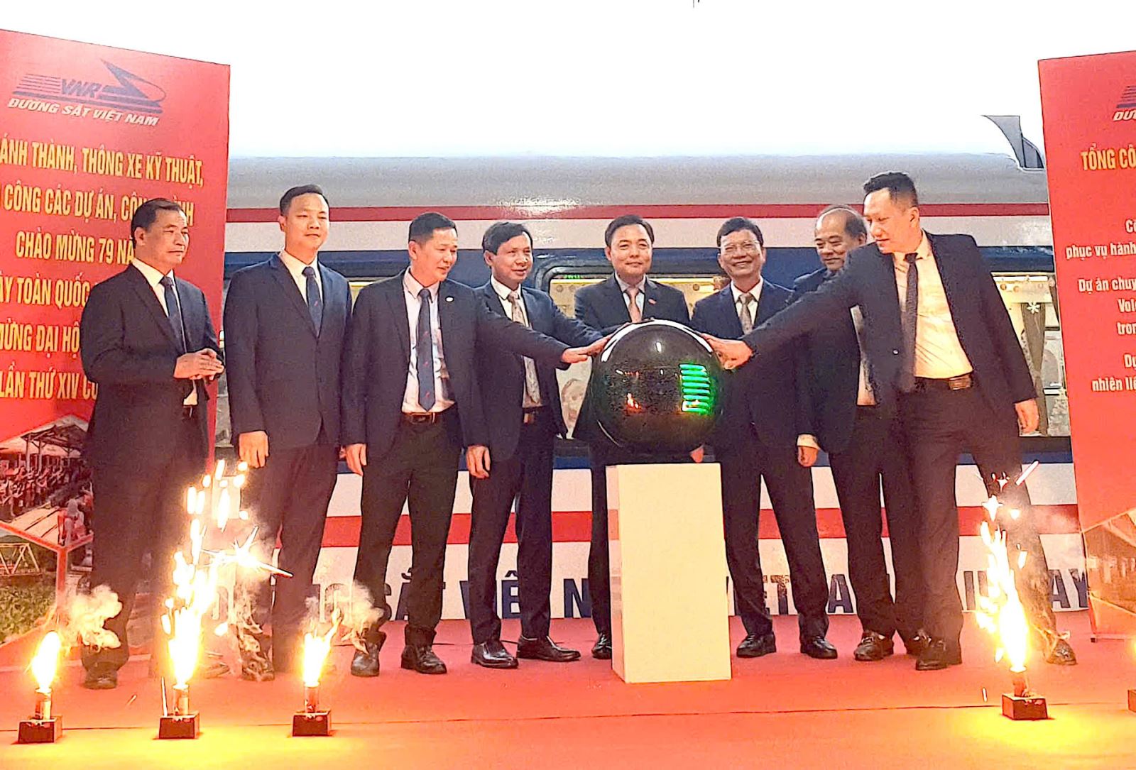 Đường sắt Việt Nam khởi công, khánh thành 3 dự án trọng điểm chào mừng Đại hội XIV của Đảng