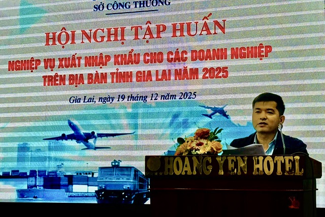 &Ocirc;ng L&ecirc; Hồng T&acirc;y ph&aacute;t biểu tại Hội nghị. Ảnh: L-Trần